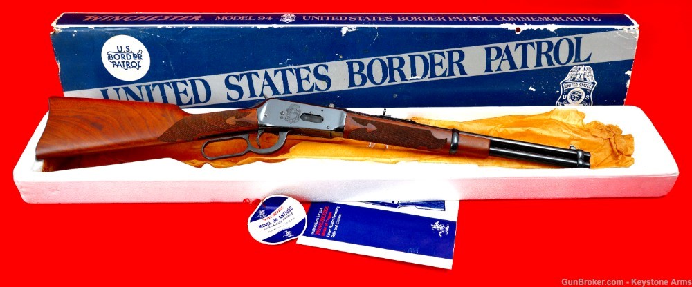 Ultra Rare U.S. Border Patrol Winchester 94 Carbine NIB Collector-img-3