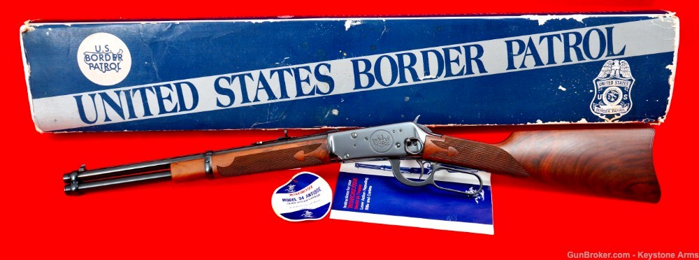 Ultra Rare U.S. Border Patrol Winchester 94 Carbine NIB Collector-img-9