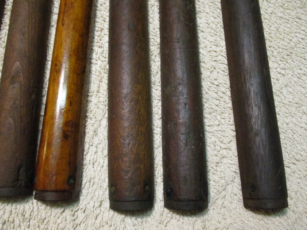 British Lee Enfield Lot of #4 and #5 Hand Guards Aprox 13 Pieces -img-2