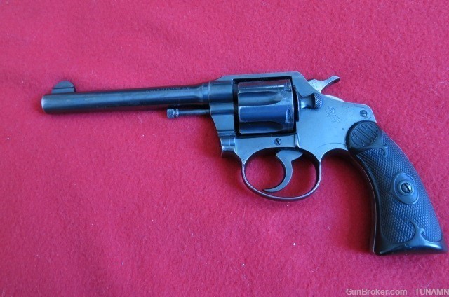 Colt Police Positive .38 Colt 5"Barrel 85% Blue Nice Revolver Must See C&R -img-1