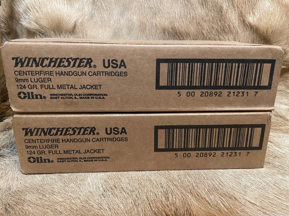 Winchester 9mm 124gr FMJ 1000 rds bulk! Below dealer cost!-img-0