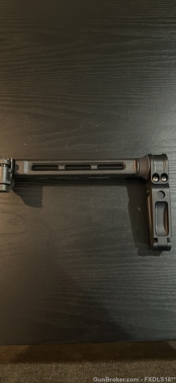 Sig Sauer Folding pistol brace with Gear Head Works metal Tailhook mpx mcx-img-3