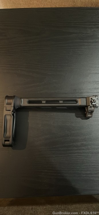 Sig Sauer Folding pistol brace with Gear Head Works metal Tailhook mpx mcx-img-0