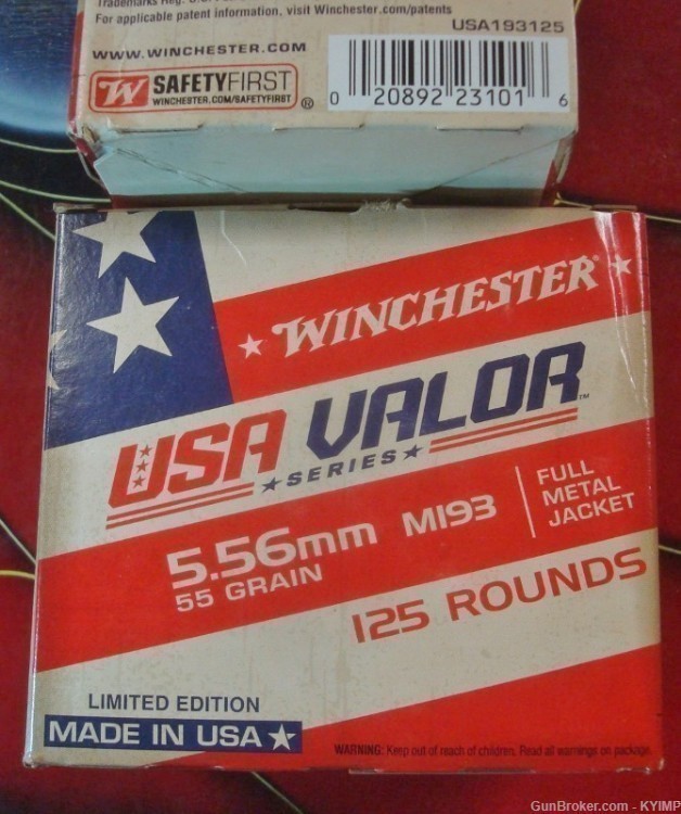 250 Winchester 5.56 FMJ 55 grain FMJ Factory NEW M193 Ammo-img-3