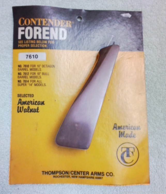 T/C Contender Octagon Forend New in Package #7610-img-0