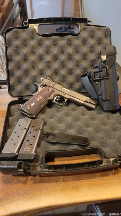 Kimber 1911 Tactical Custom II W/Extra mags and Holster-img-0