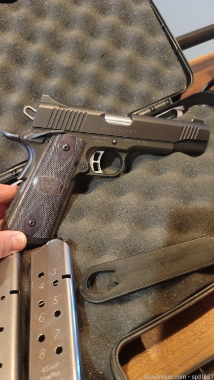 Kimber 1911 Tactical Custom II W/Extra mags and Holster-img-1