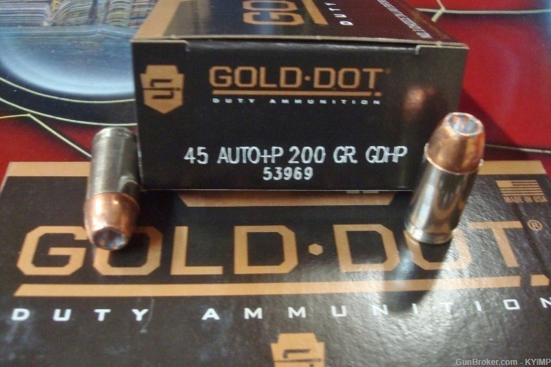 100 Speer Gold Dot .45 acp +P 200 gr GDHP NEW ammo 53969-img-1