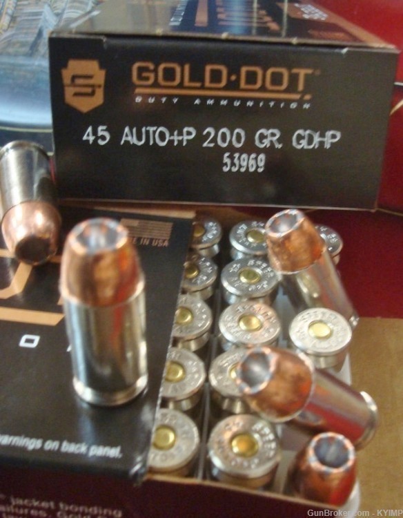100 Speer Gold Dot .45 acp +P 200 gr GDHP NEW ammo 53969-img-2