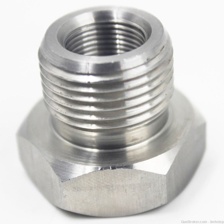 Thread Adapter .223 12/16 = 1/2x28 Stainless -img-0