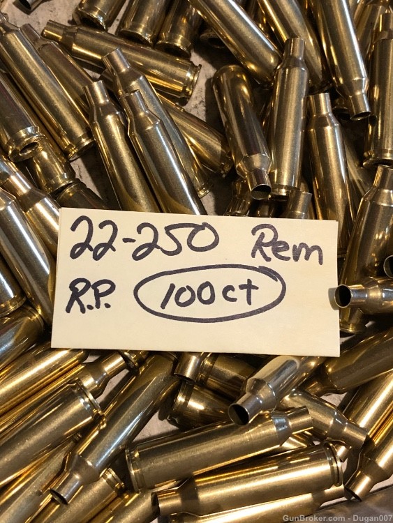 22-250 Remington brass once fired -img-5