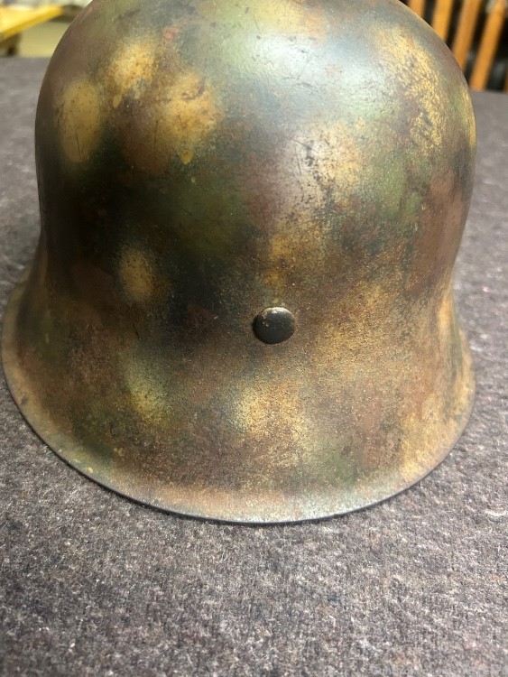 WW2 German SS M42 Normandy Camo Helmet I TRADE-img-3