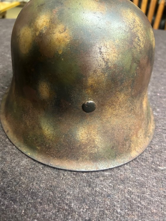 WW2 German SS M42 Normandy Camo Helmet I TRADE-img-4