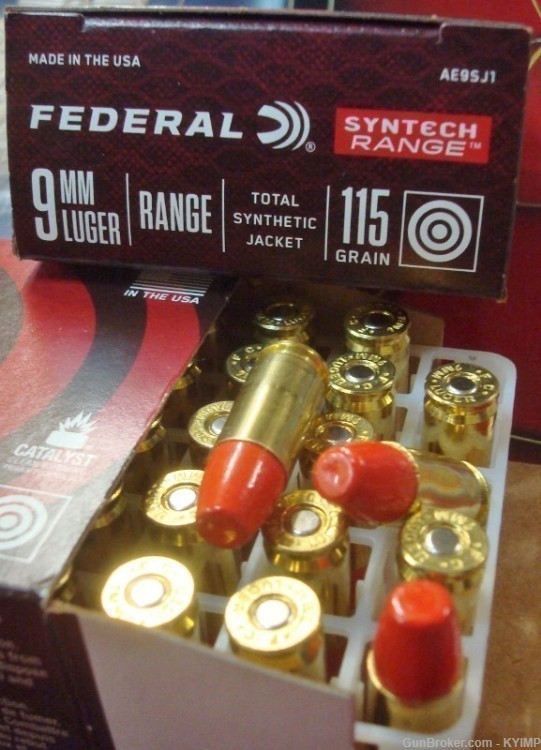 500 Federal 9mm 115 gr SYNTECH TSJ 9 mm AE9SJ1 ammunition-img-4