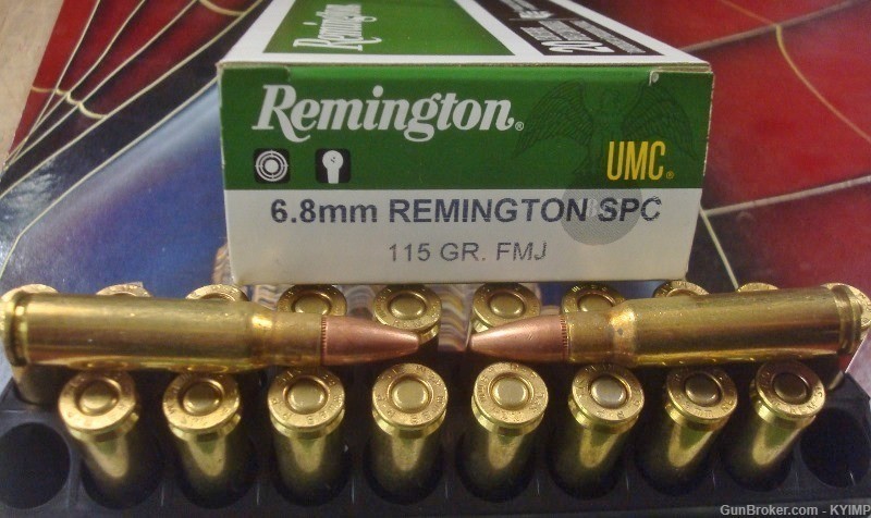 100 Remington 6.8 SPC 115 grain FMJ NEW ammo 24035-img-2