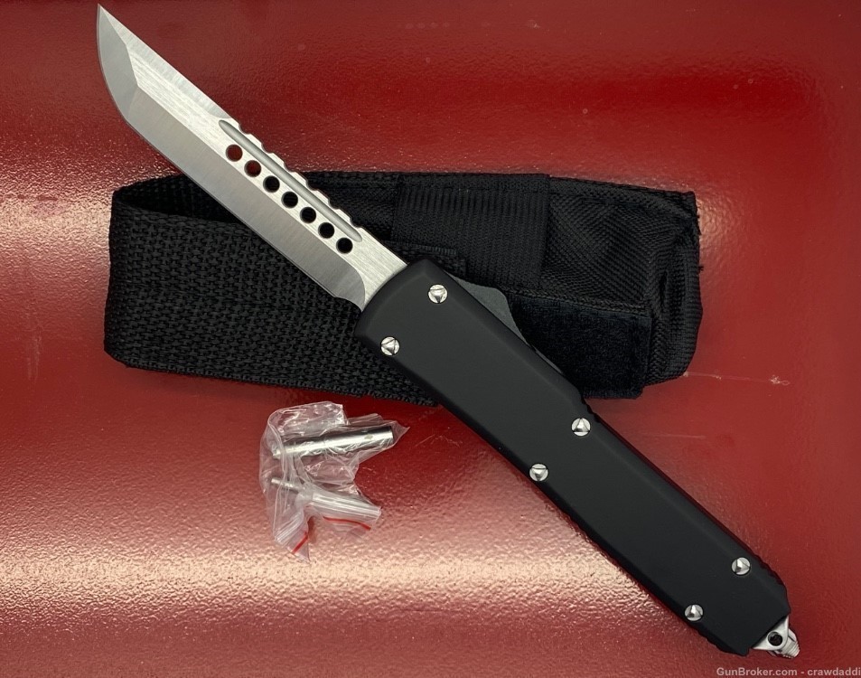 New OTF Knife DA-D2 HELLHOUND Blade, T6061 Ultra light handles, 8.5inches-img-1