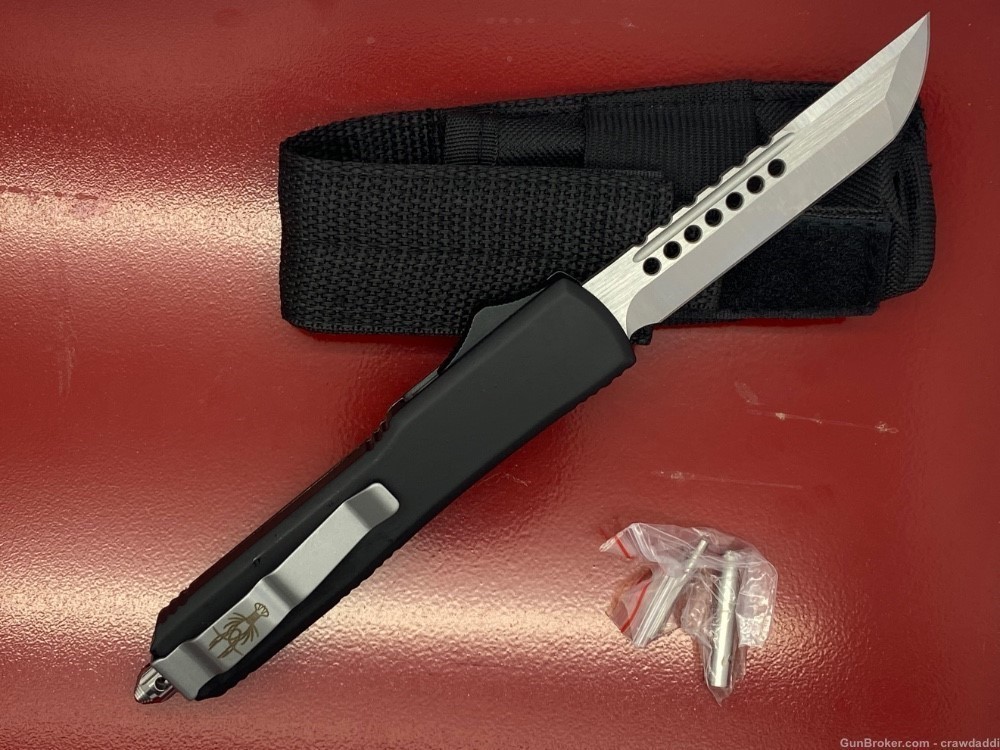 New OTF Knife DA-D2 HELLHOUND Blade, T6061 Ultra light handles, 8.5inches-img-0