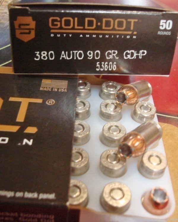500 rounds Speer GOLD DOT .380 acp 95 gr GDHP 53606 new HOLLOW POINT-img-0