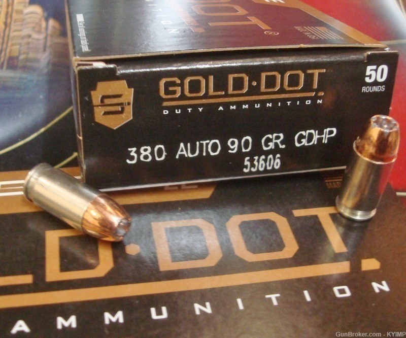 500 rounds Speer GOLD DOT .380 acp 95 gr GDHP 53606 new HOLLOW POINT-img-1
