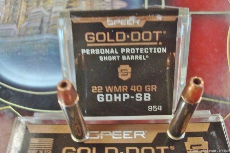 200 SPEER 22 Magnum 40 grain GDHP GOLD DOT Hollow Point New Ammo 954-img-3