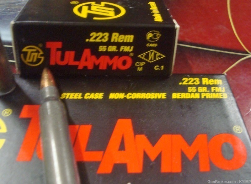 200 TULA .223 FMJ 55 gr Factory NEW Russian ammo BANNED-img-2