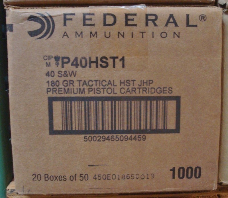 200 Federal .40s&w HST 180 gr JHP .40 Tactical P40HST1 ammunition-img-4