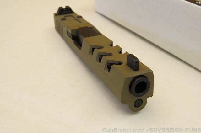 RSU Complete Upper For 9mm Glock 17 RMR. FDE. TALL NIGHT SIGHTS-img-3