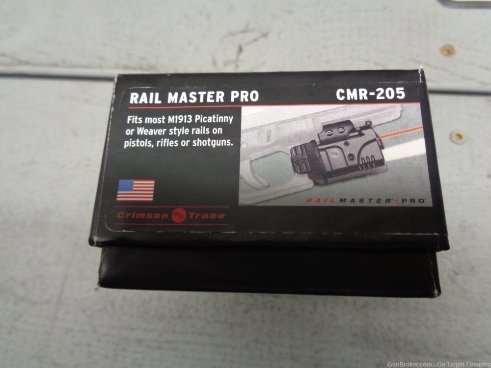 Crimson Trace Rail Master Red Laser w/Light NO CC FEES-img-0