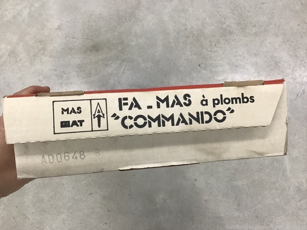 Rare Vintage French Made FMAS Commando CO2 Air Rifle .177 With Box-img-19