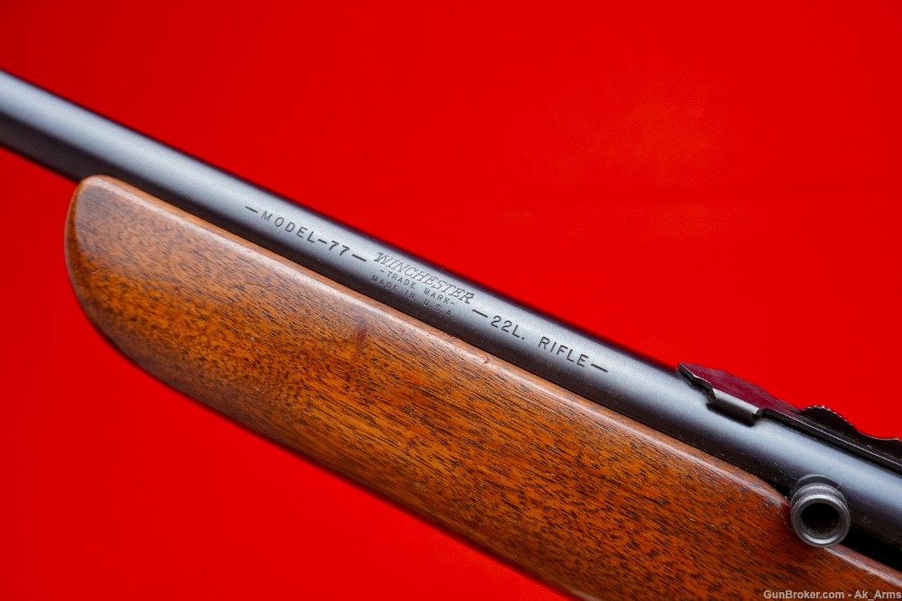 Excellent Winchester Model 77 Semi Auto Rifle .22LR Wood Stock!-img-12