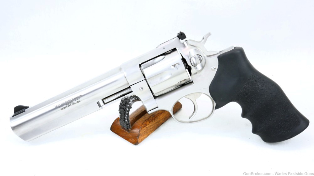 RUGER GP100 STAINLESS EXCELLENT CONDITION W/ CASE 6" BARREL .357 MAG-img-4