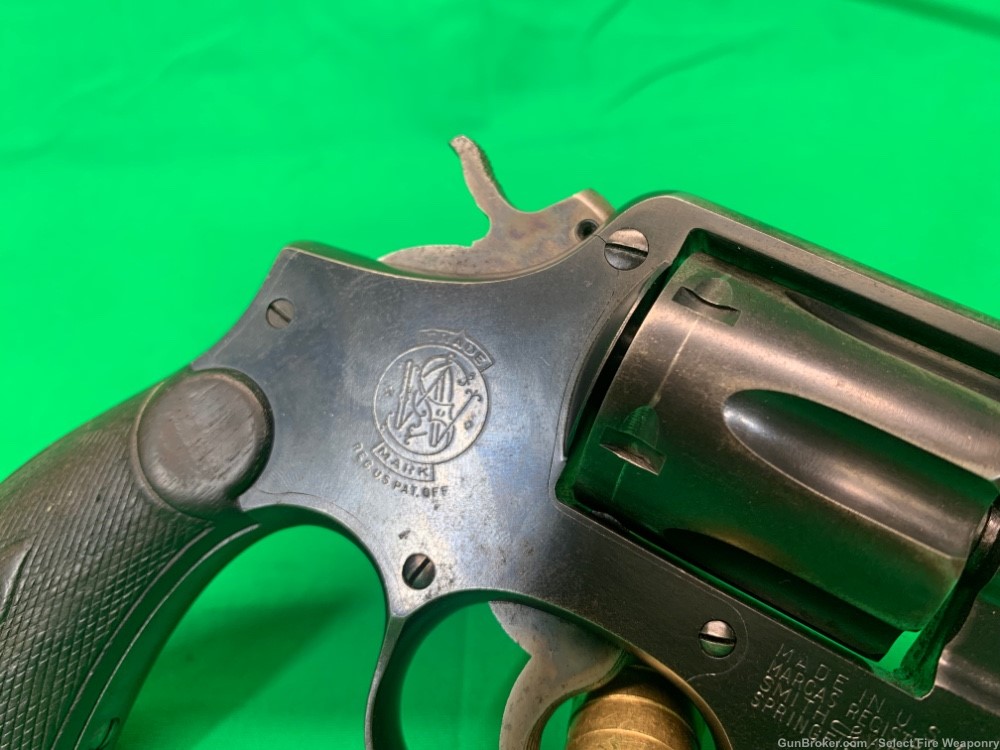 Smith and Wesson Hand Ejector 6” barrel Blued S&W 38 special-img-4
