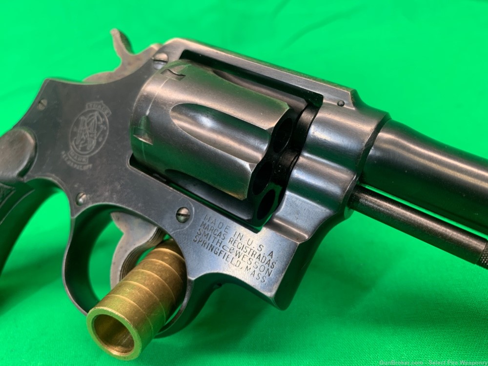 Smith and Wesson Hand Ejector 6” barrel Blued S&W 38 special-img-3