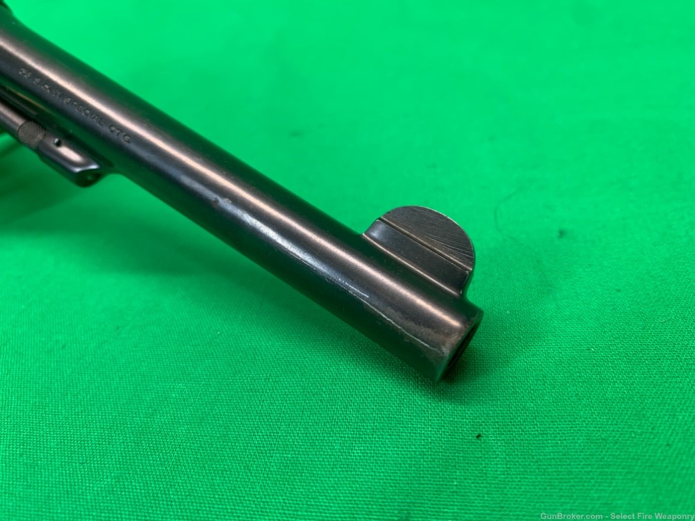Smith and Wesson Hand Ejector 6” barrel Blued S&W 38 special-img-1
