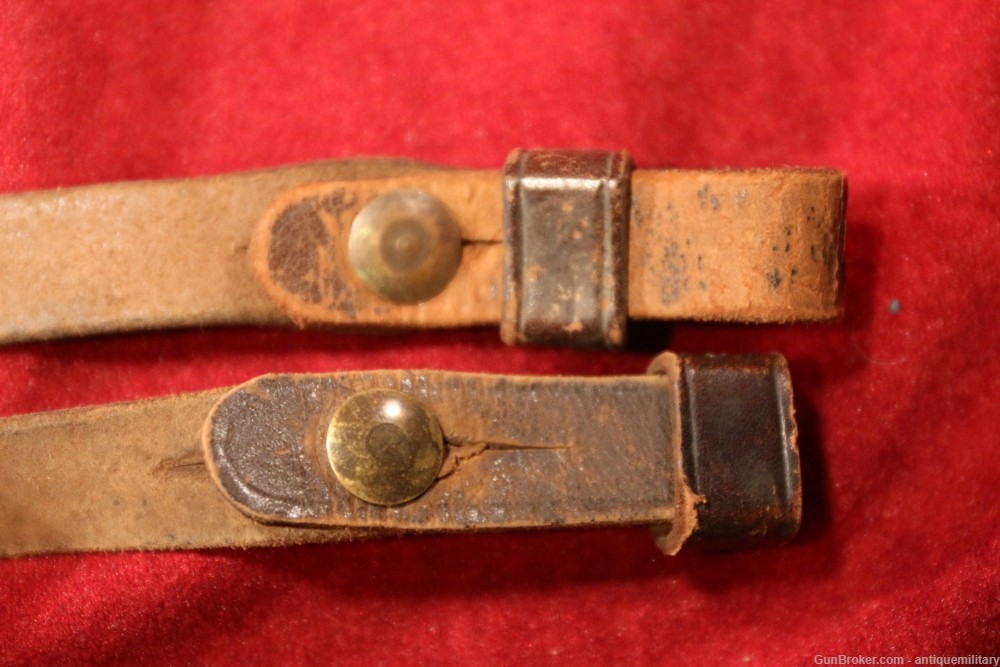 Early US J.E.B. Patent Sword hanger with Straps - Model 1859-img-5