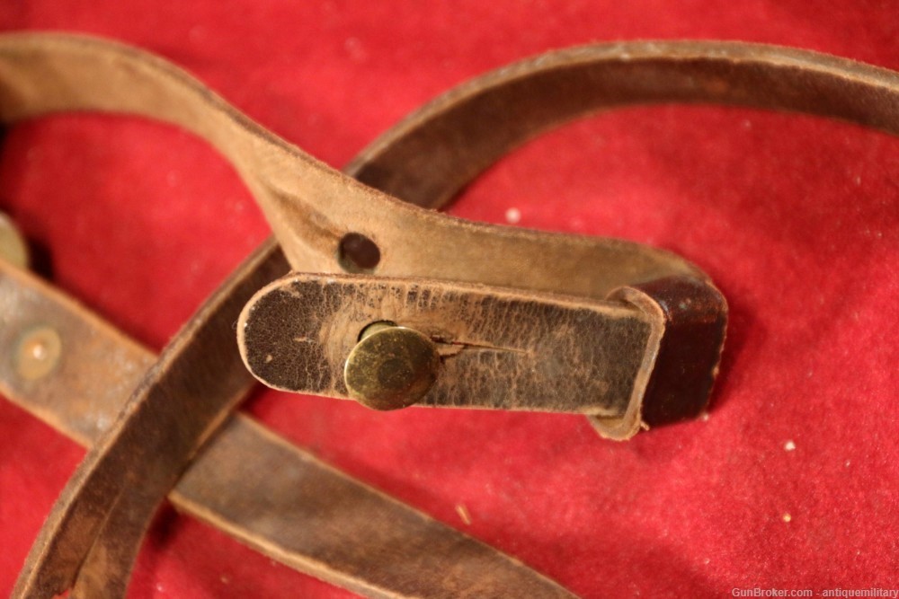 Early US J.E.B. Patent Sword hanger with Straps - Model 1859-img-1