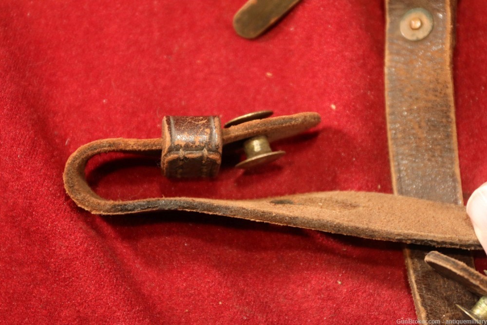 Early US J.E.B. Patent Sword hanger with Straps - Model 1859-img-2
