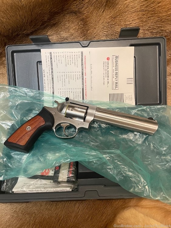 Ruger, GP100 Standard, Double Action, Revolver, 357 Magnum, 6" Barrel, SS-img-0