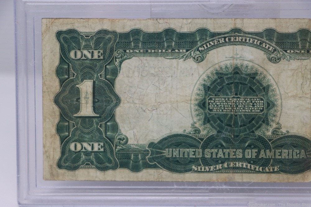 1899 Series BLACK EAGLE Silver Certificate $1 United States One Dollar US -img-8