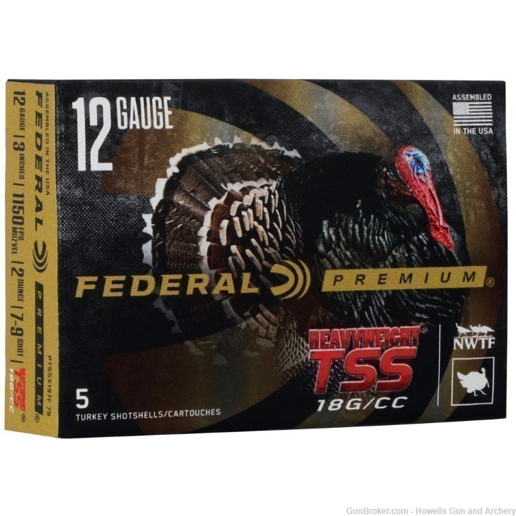 Federal Heavyweight TSS 12 Gauge 3" 7/9 Combo 2oz ONE BOX OF 5 RDS-img-0