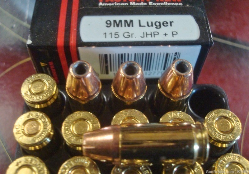 100 BLACK HILLS 9mm +P JHP 115 grain JHP HOLLOW POINT NEW ammunition-img-0