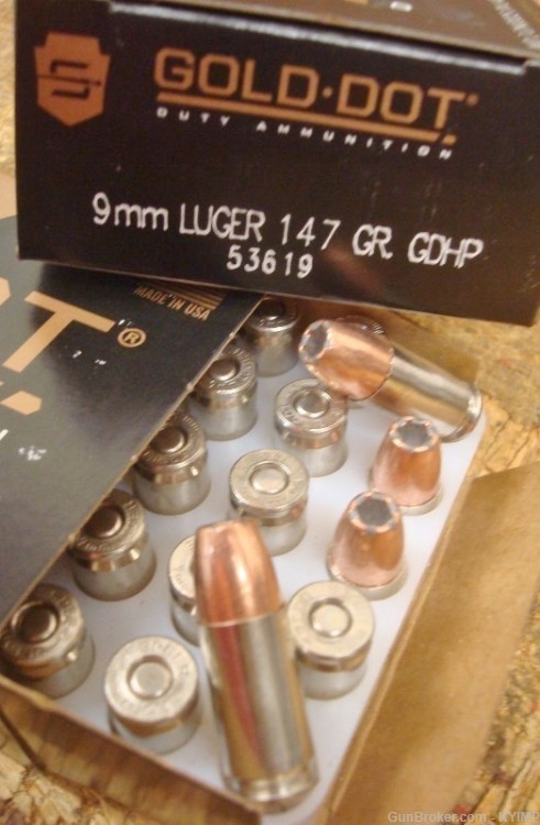 200 Speer 9mm Gold Dot 147 grain GDHP NEW ammunition 53619-img-0