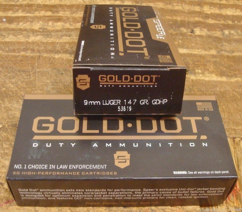 200 Speer 9mm Gold Dot 147 grain GDHP NEW ammunition 53619-img-2