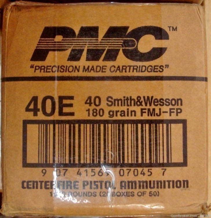500 PMC .40s&w FMJ PMC 180 gr .40 ammo 40E new-img-4