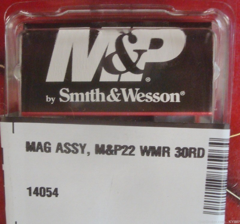 4) Smith & Wesson 14054 NEW S&W M&P 22 Magnum Original 30 round magazine s-img-2