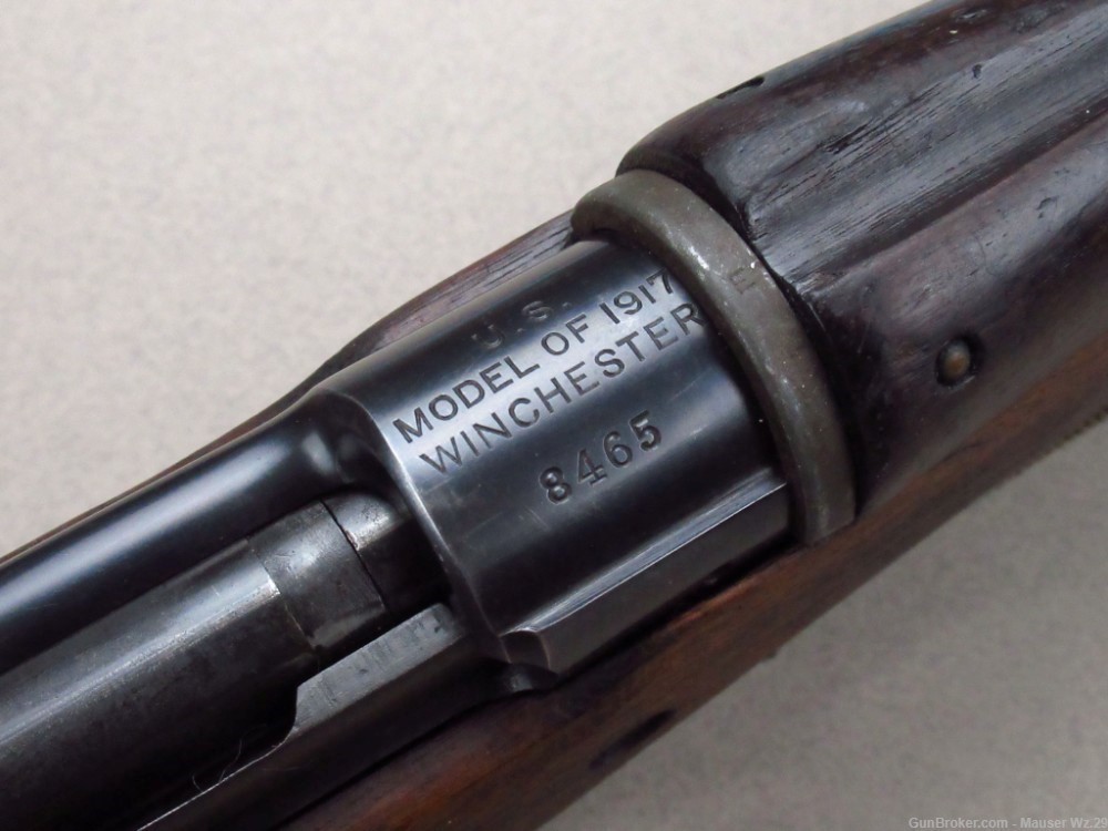 Rare Very Early  1917 WWI - WWII US ARMY USGI Winchester Rifle 30-06 M1917-img-3