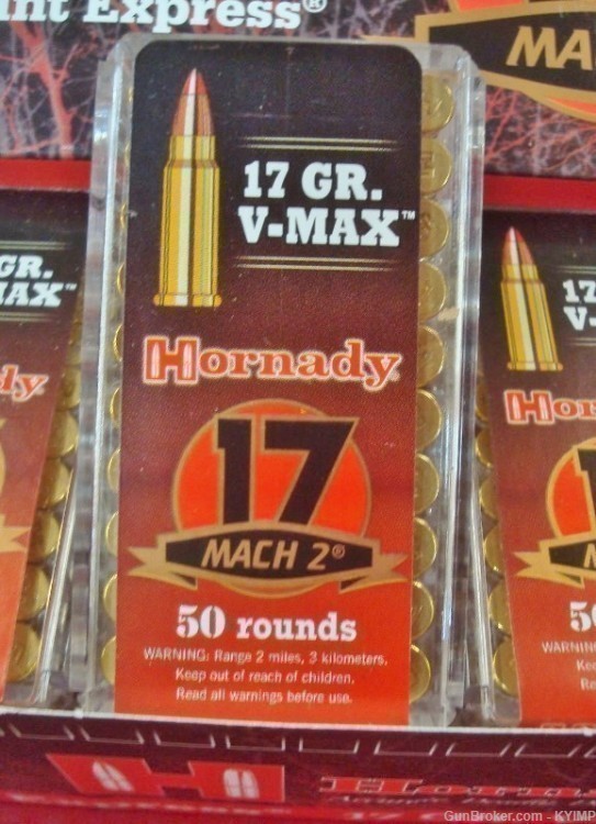 500 rounds HORNADY 17 MACH 2 V-MAX 17 grain 83177-img-3