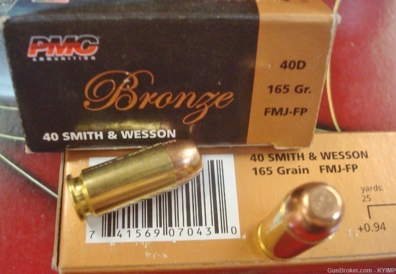 200 PMC .40 s&w FMJ PMC 165 gr NEW ammunition 40D-img-2