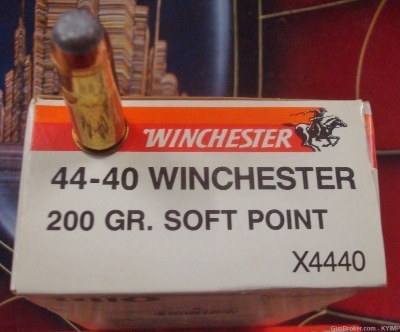 50 Winchester .44-40 New 200 gr Jacketed SOFT POINT X4440 ammunition-img-0