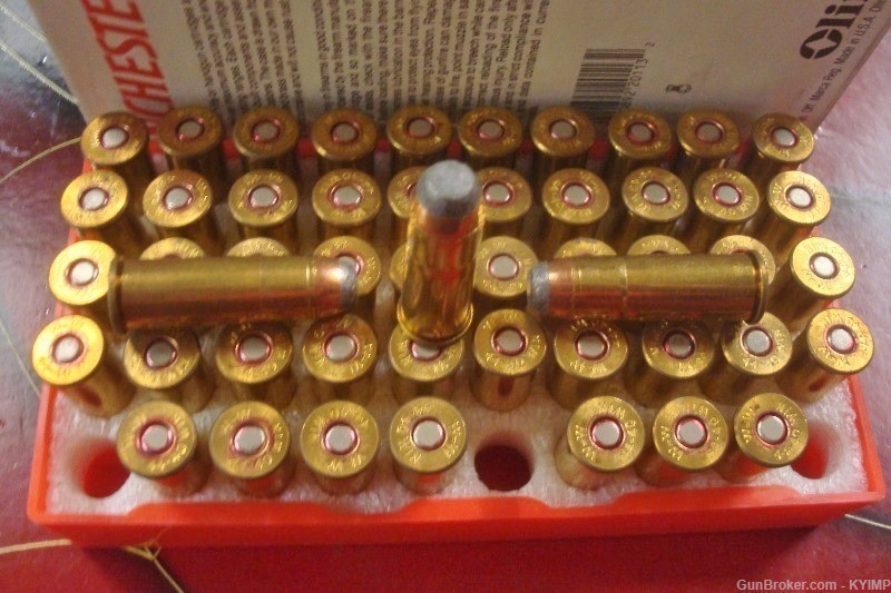 50 Winchester .44-40 New 200 gr Jacketed SOFT POINT X4440 ammunition-img-1